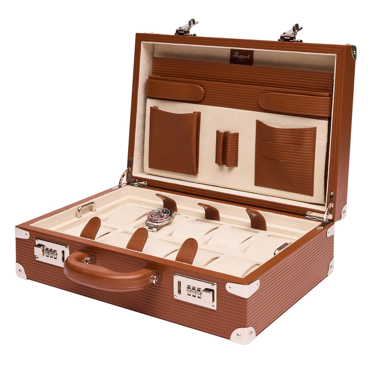 Nova 10 Watch Briefcase - Tan