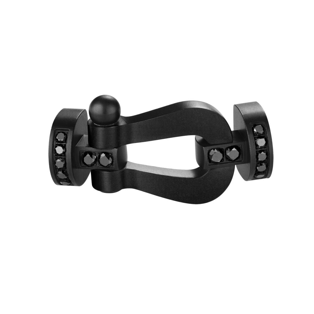 Buckle Force10 Large Model Black Titanium Semi Black Diamonds