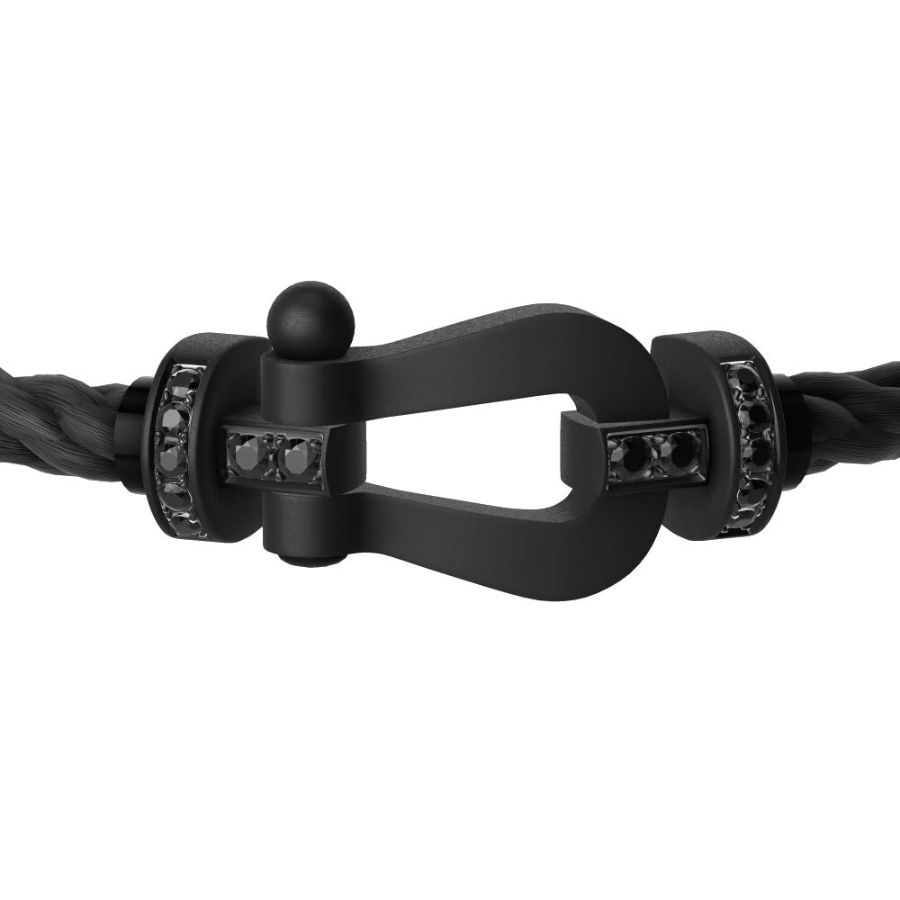 Buckle Force10 Large Model Black Titanium Semi Black Diamonds