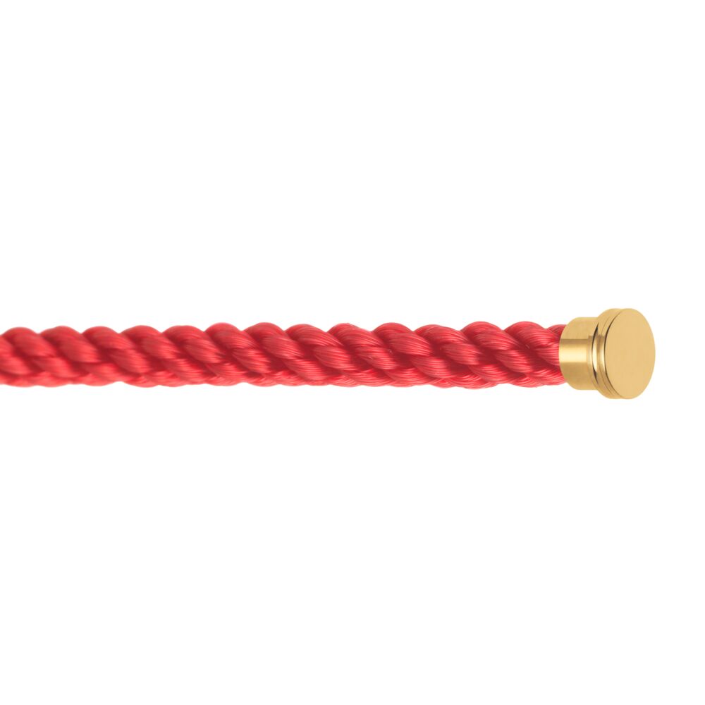 Cable Force10 Large Model Corderie Red End Caps Yellow Gold