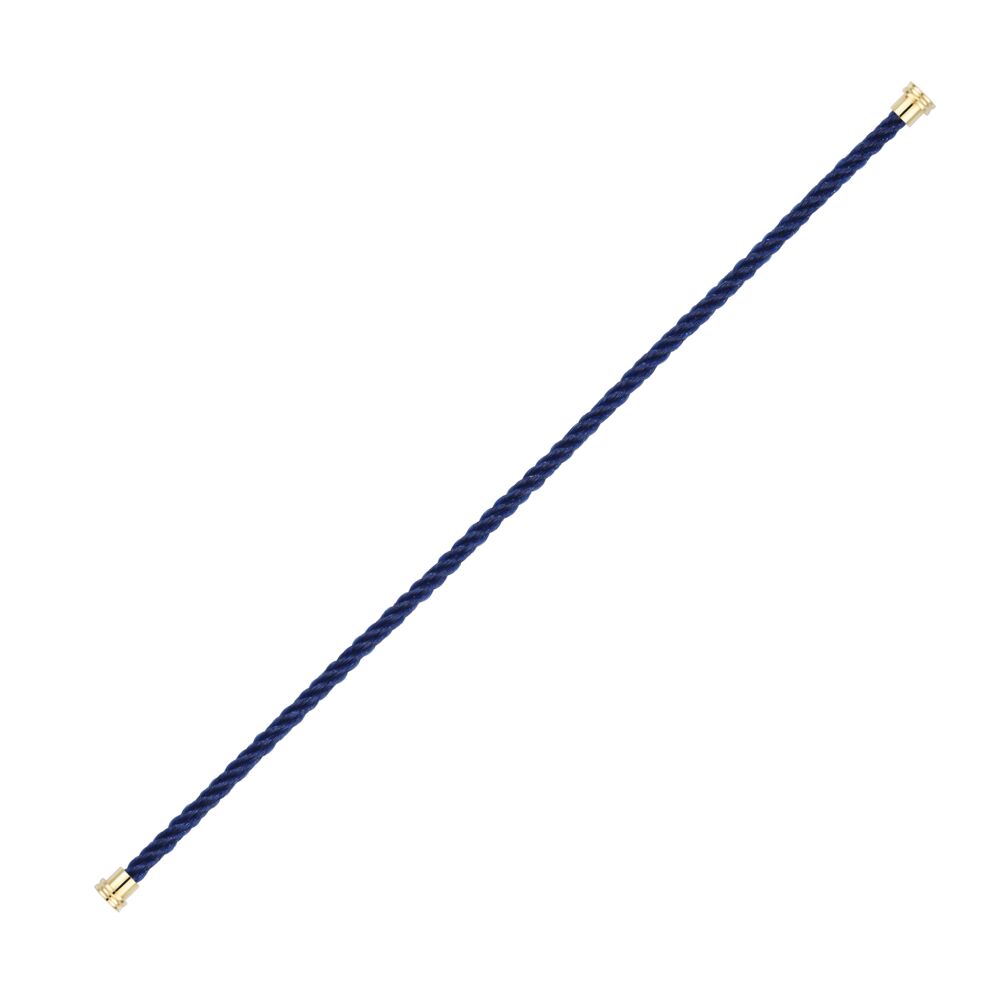 Cable Force10 Medium Model Corderie Navy Blue End Caps Yellow Gold