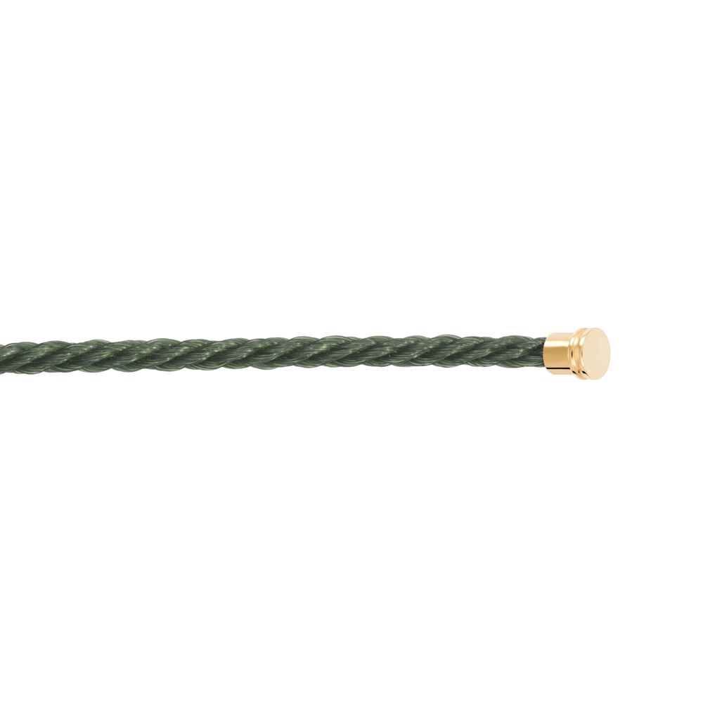 Cable Force10 Medium Model Corderie Khaki End Caps Yellow Gold