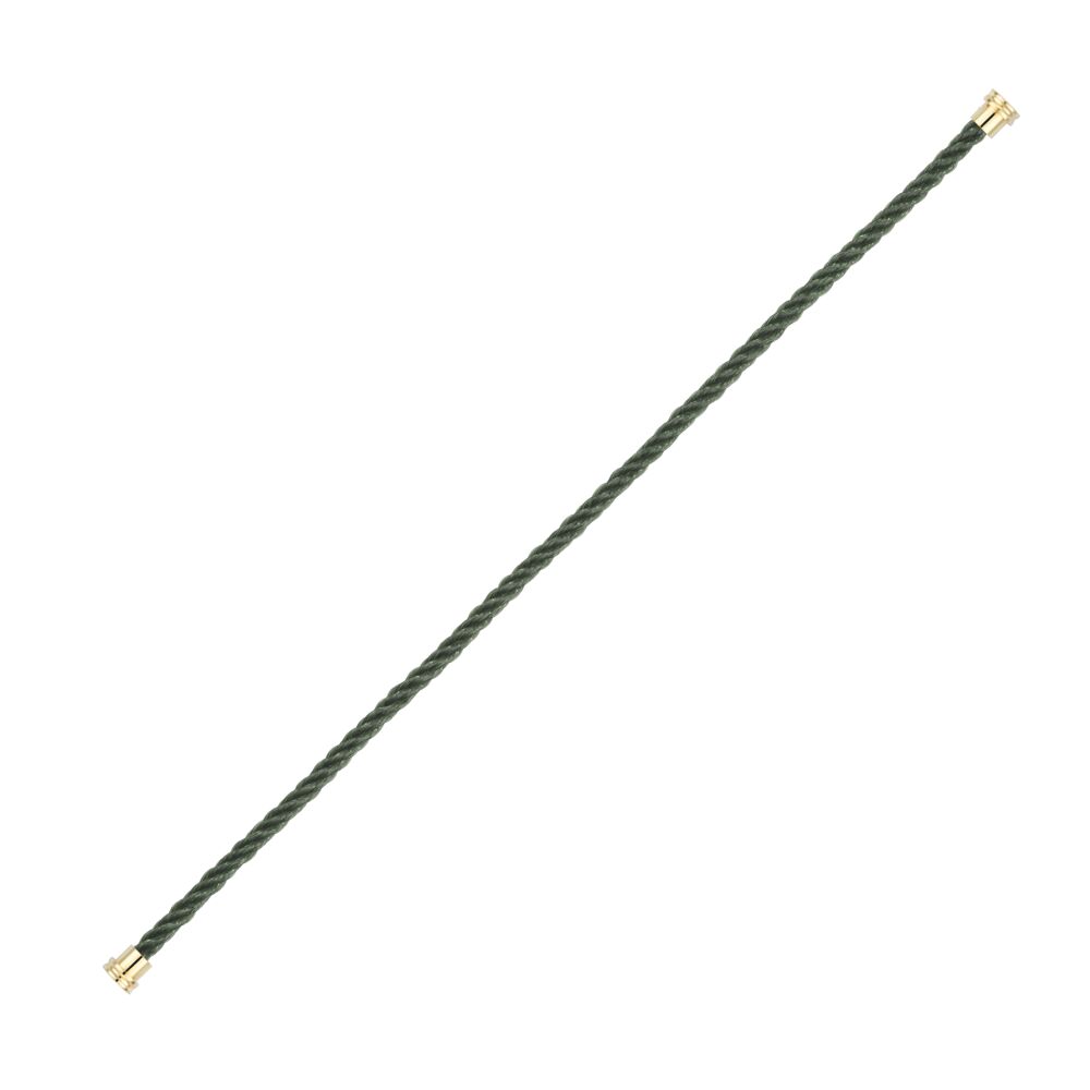 Cable Force10 Medium Model Corderie Khaki End Caps Yellow Gold