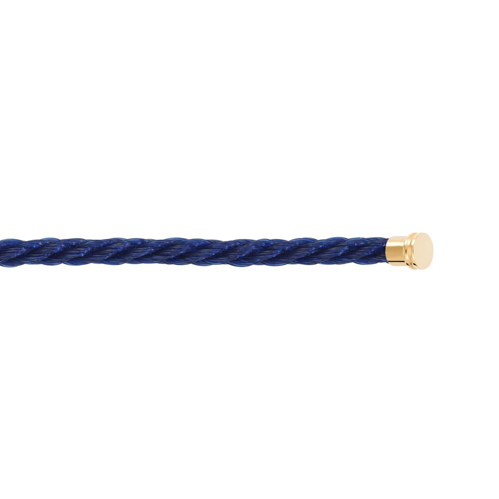 Cable Force10 Medium Model Corderie Navy Blue End Caps Yellow Gold
