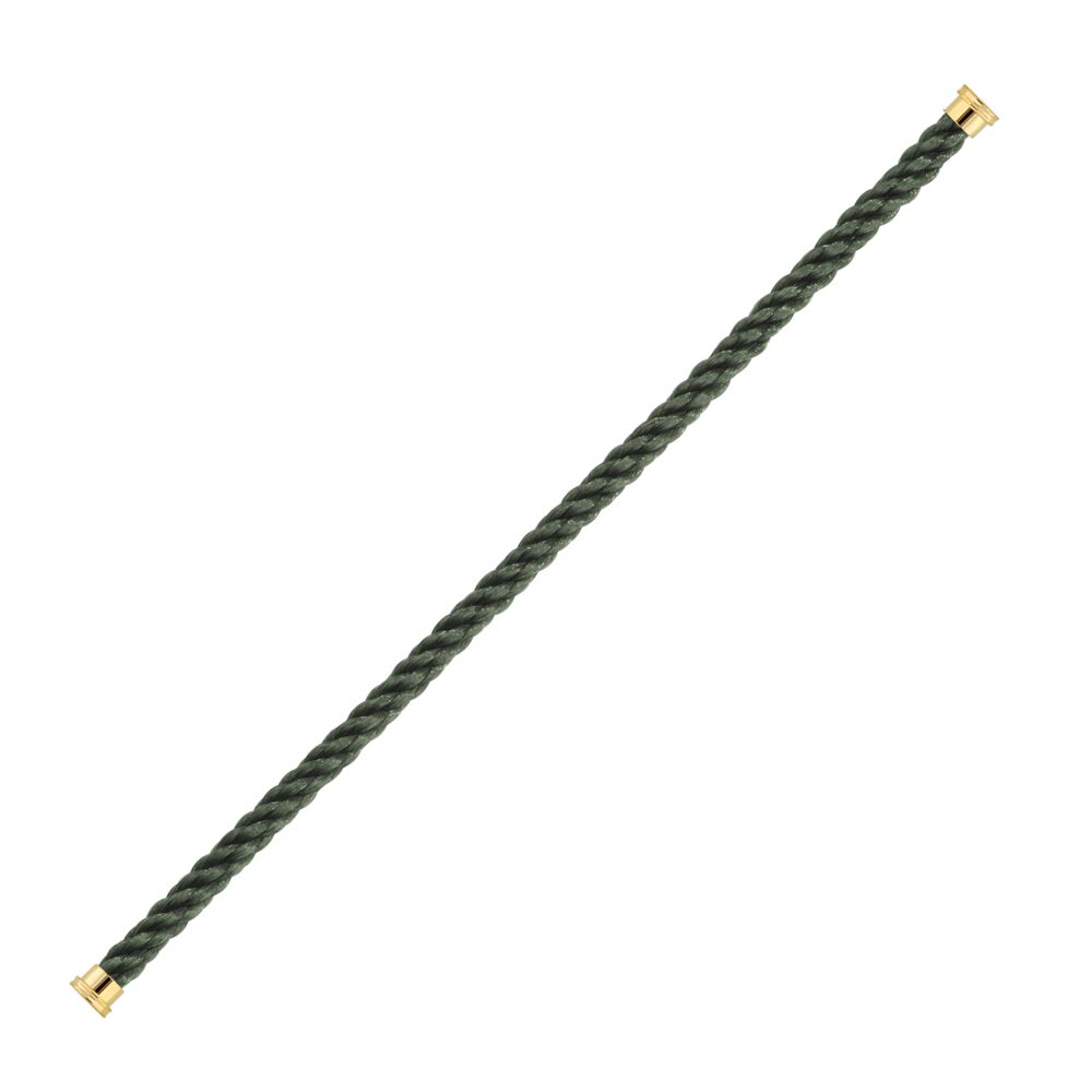 Cable Force10 Large Model Corderie Khaki End Caps Yellow Gold