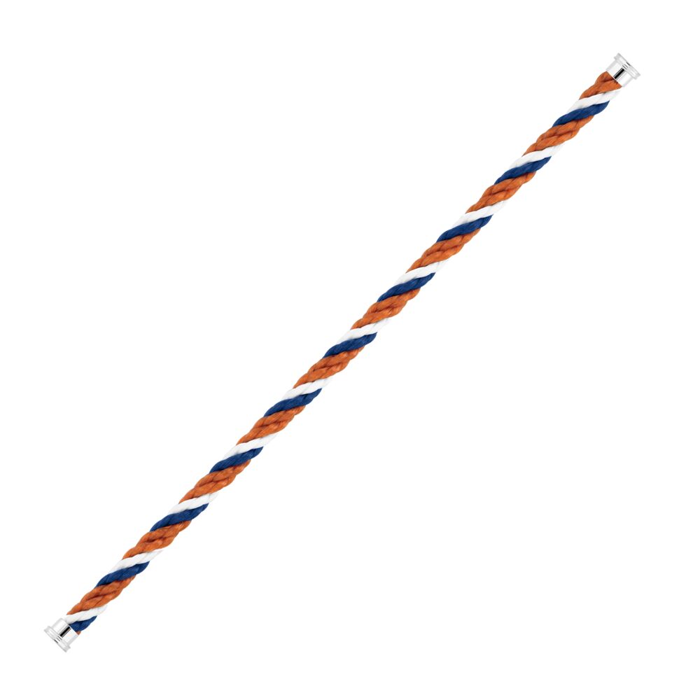 Cable Force10 Large Corderie Blue White Terracotta Steel Ends