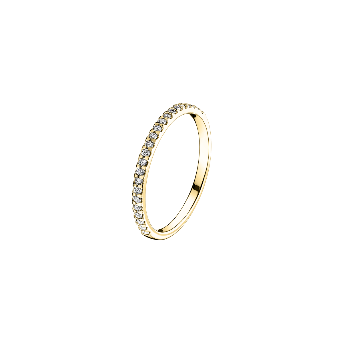 Evidence 18ct YG 0.10ct Dia Wedding band
