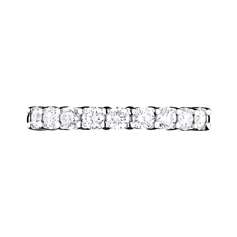 Majeste wedding ring white gold and 1.36ct FSI diamonds