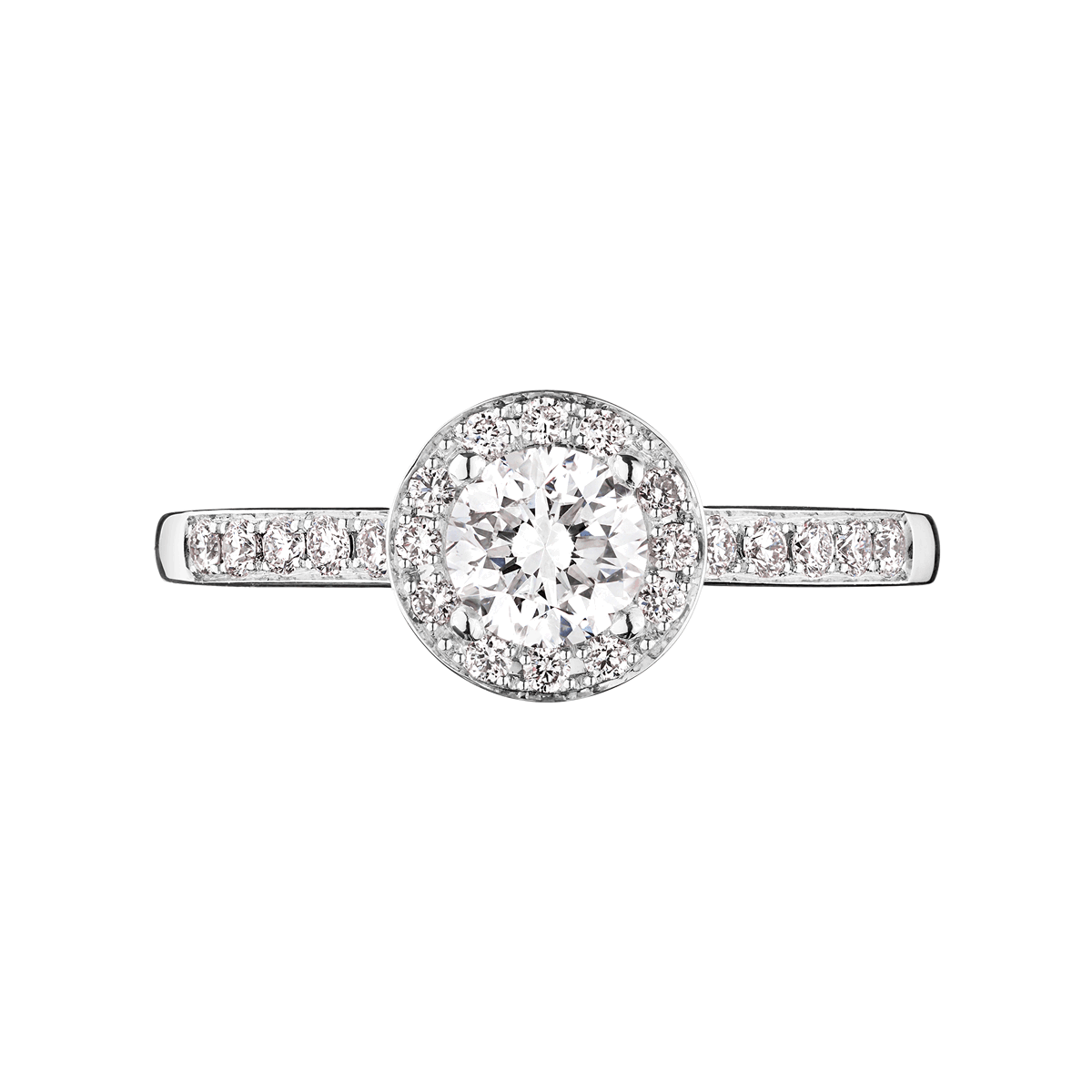 Lepage Coquette engagement ring white gold 0.30ct diamond