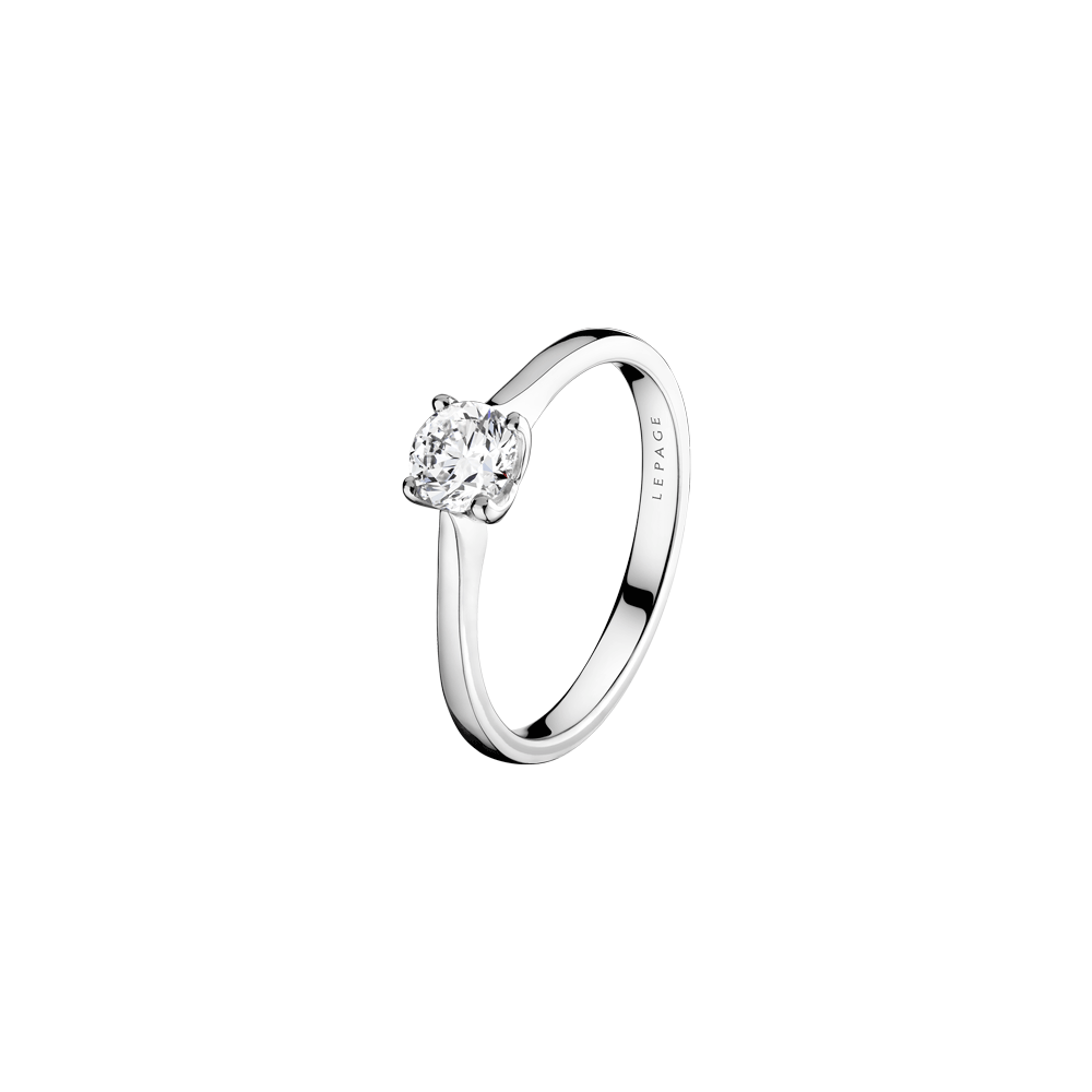 Desir engagement ring white gold and 0.40ct FSI diamond