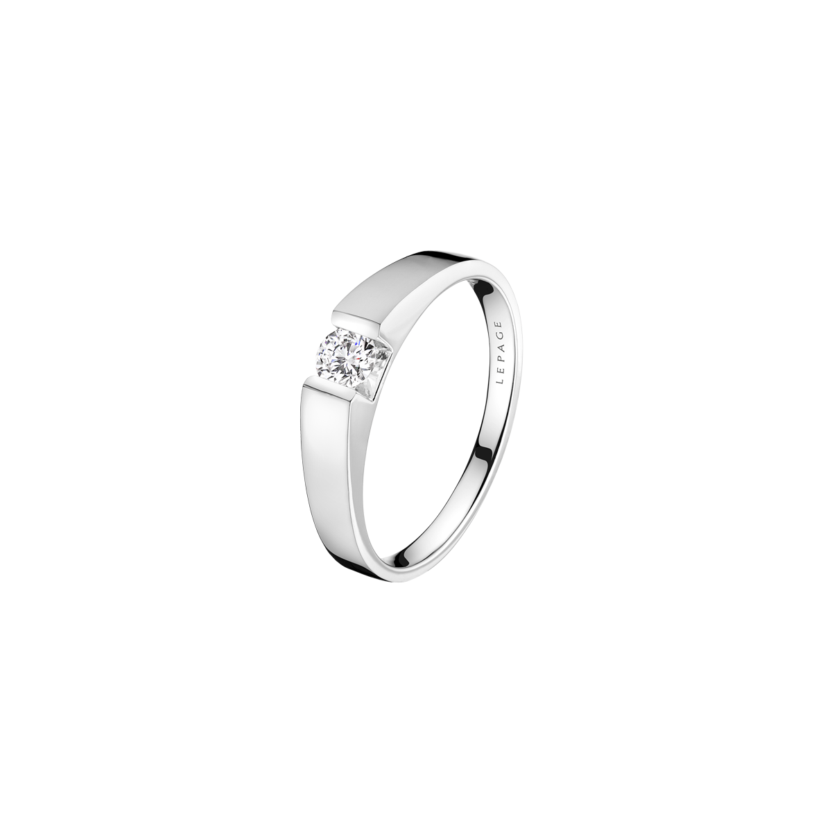 Audacieuse engagement ring white gold and 0.40ct FSI diamond