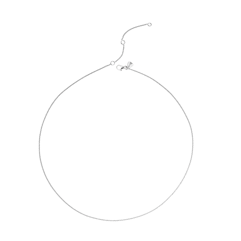 Colette 45cm chain white gold 3mm links