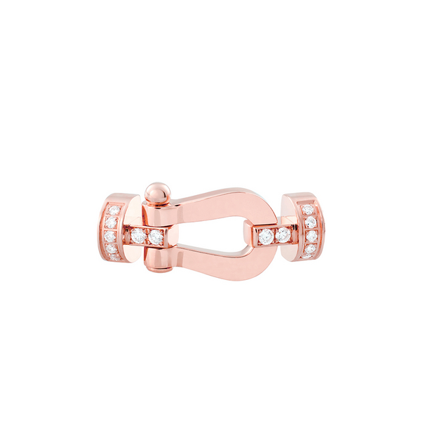 Buckle Force10 Medium Model Pink Gold Semi Diamonds