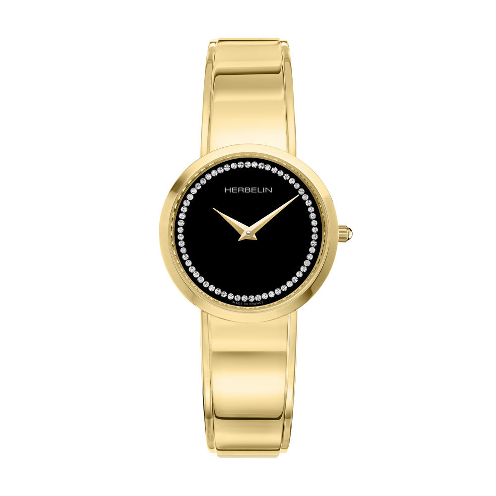 31mm M-Band Gold Plated Black Dial