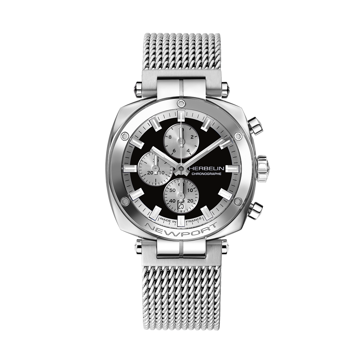 Newport 42mm Steel Mesh