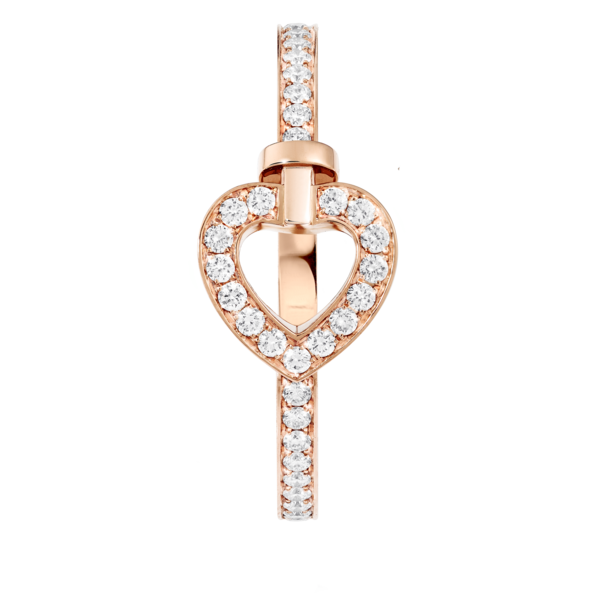 Pretty Woman Ring Mini Pink Gold Full Diamonds