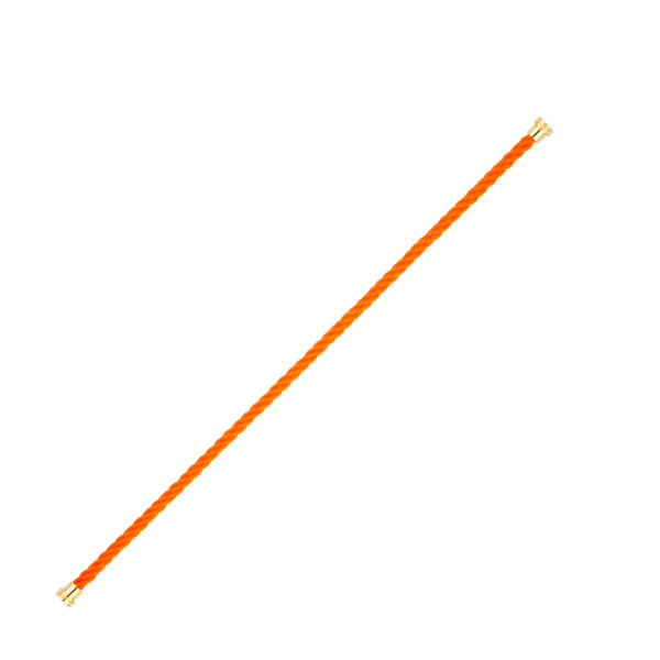 Cable Force10 Medium Model Corderie Neon Orange End Caps Yellow Gold