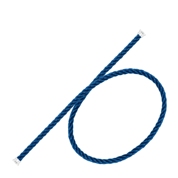 Cable Force10 Large Model Double Turn Corderie Blue Jean End Caps Steel