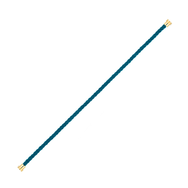 Cable Force10 Medium Model Corderie Riviera Blue End Caps Yellow Gold