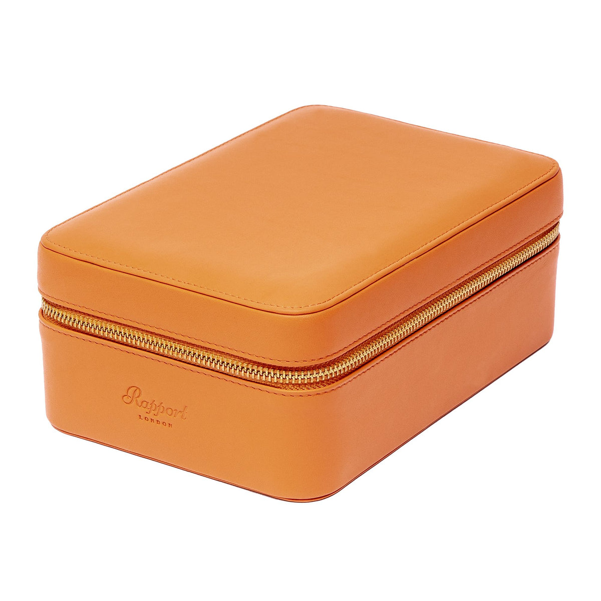 Hyde Park Four Zip Case - Tan