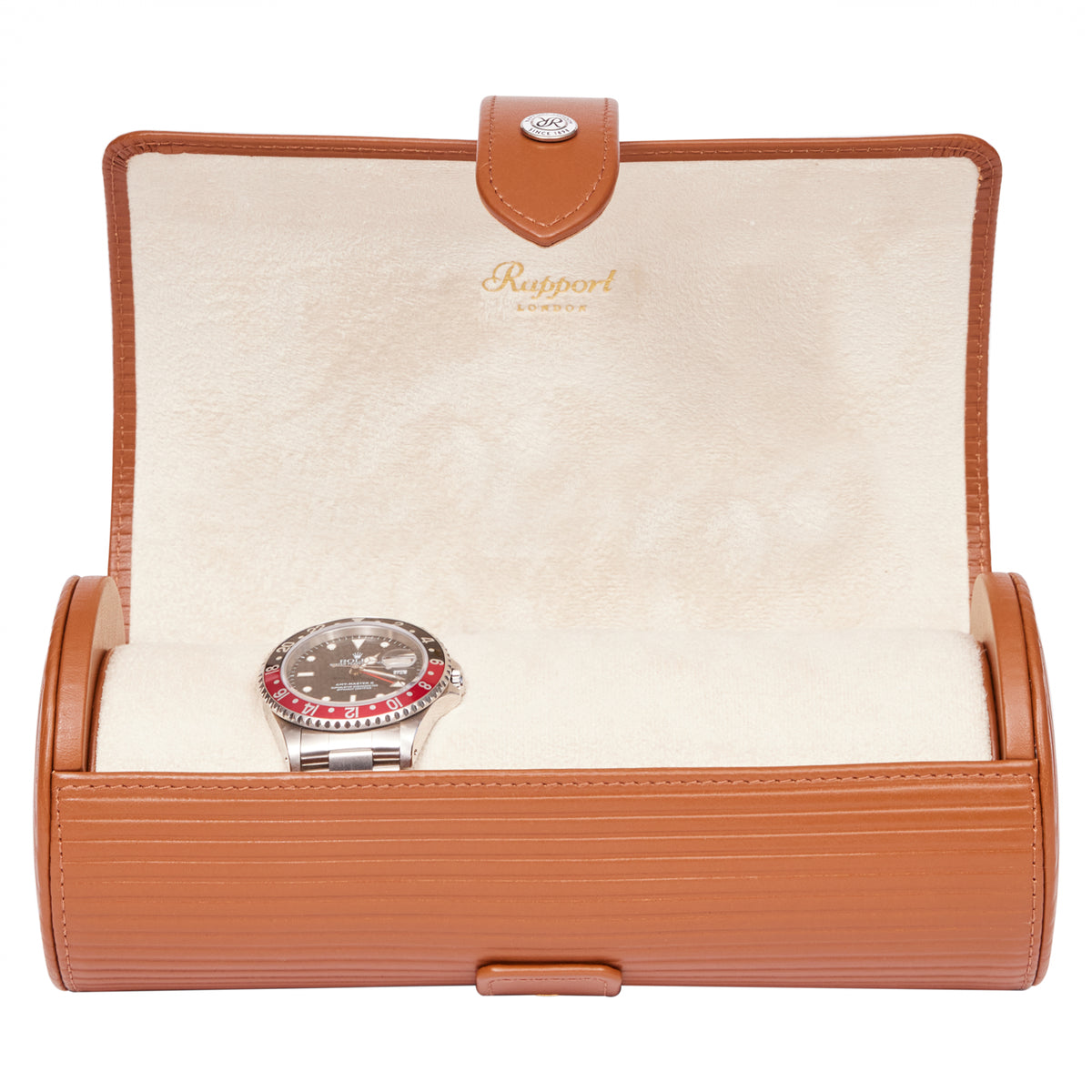 Nova Three Watch Roll - Tan