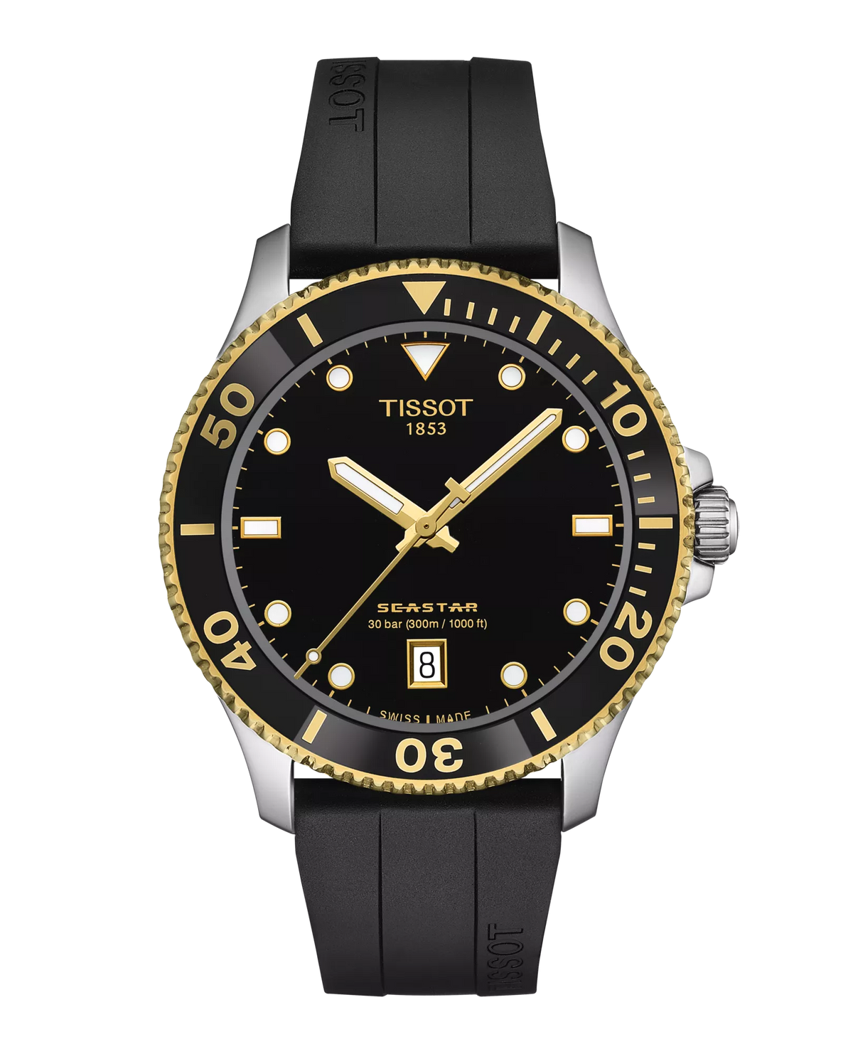 Seastar 1000 40mm Steel Black Rubber
