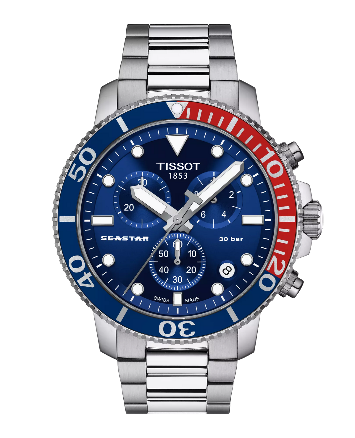 Seastar 45.5mm Steel Blue Dial