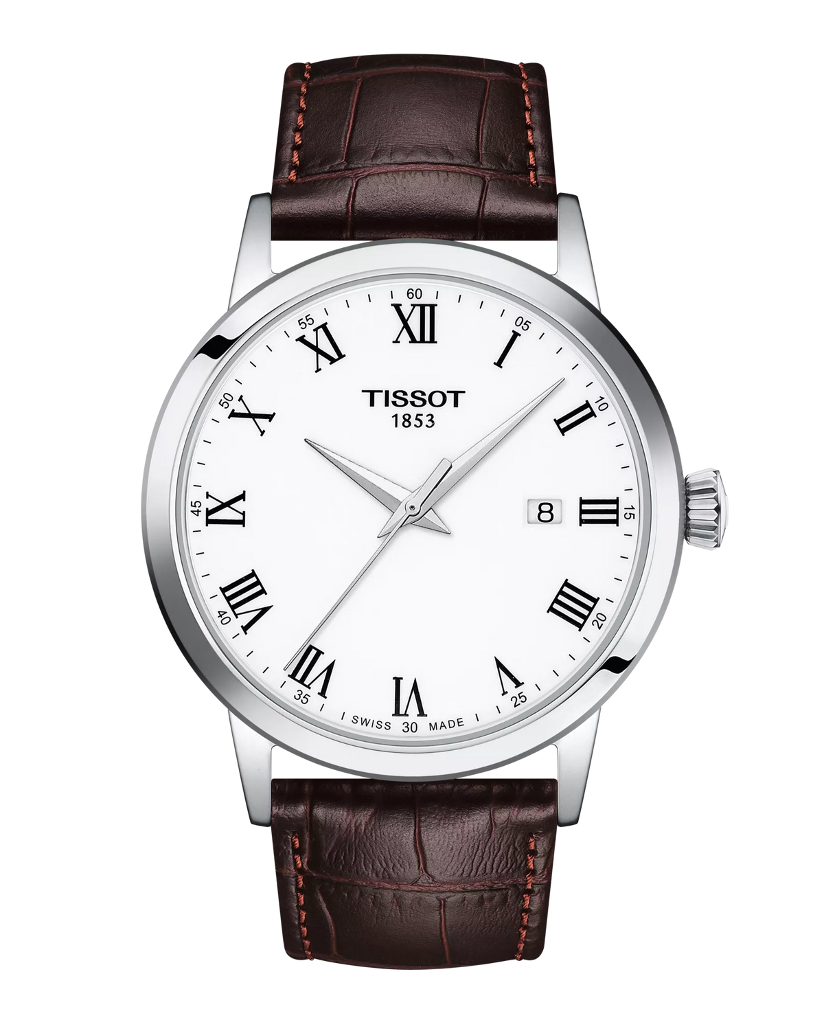 Classic Dream 42mm Steel Brown Leather
