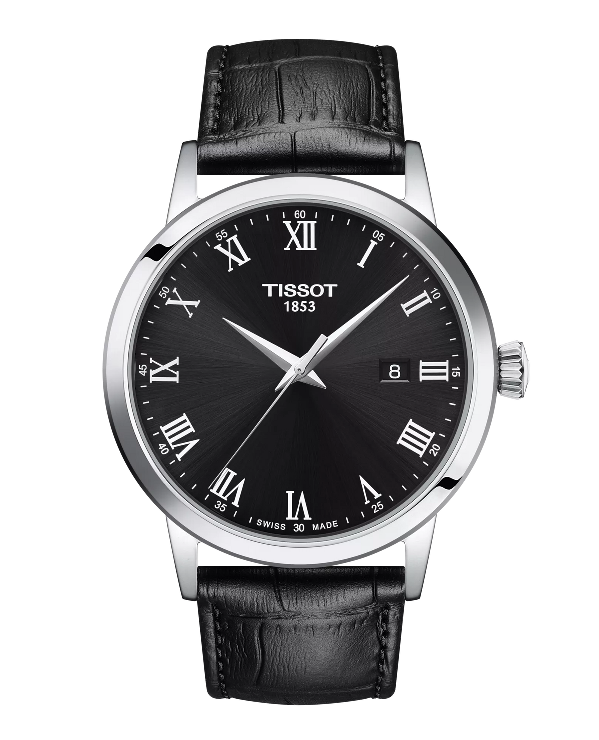 Classic Dream 42mm Steel Black Leather