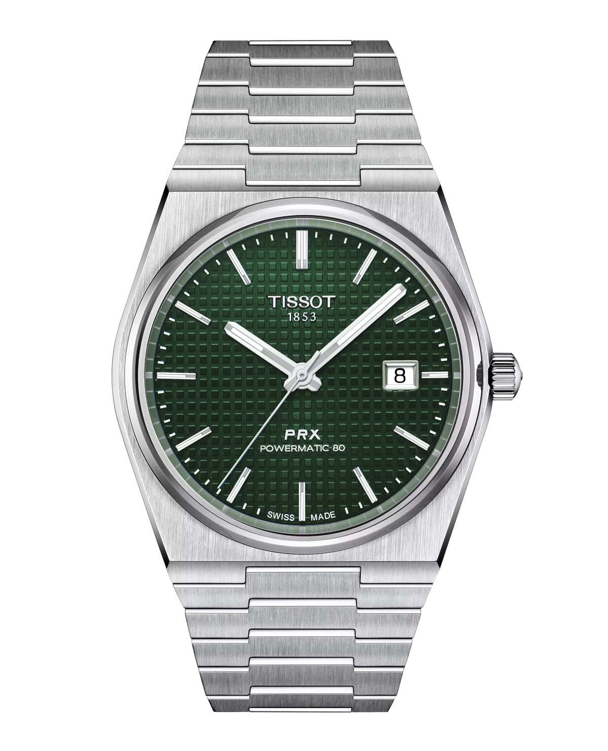 PRX 40mm Steel Green Honeycomb Dial