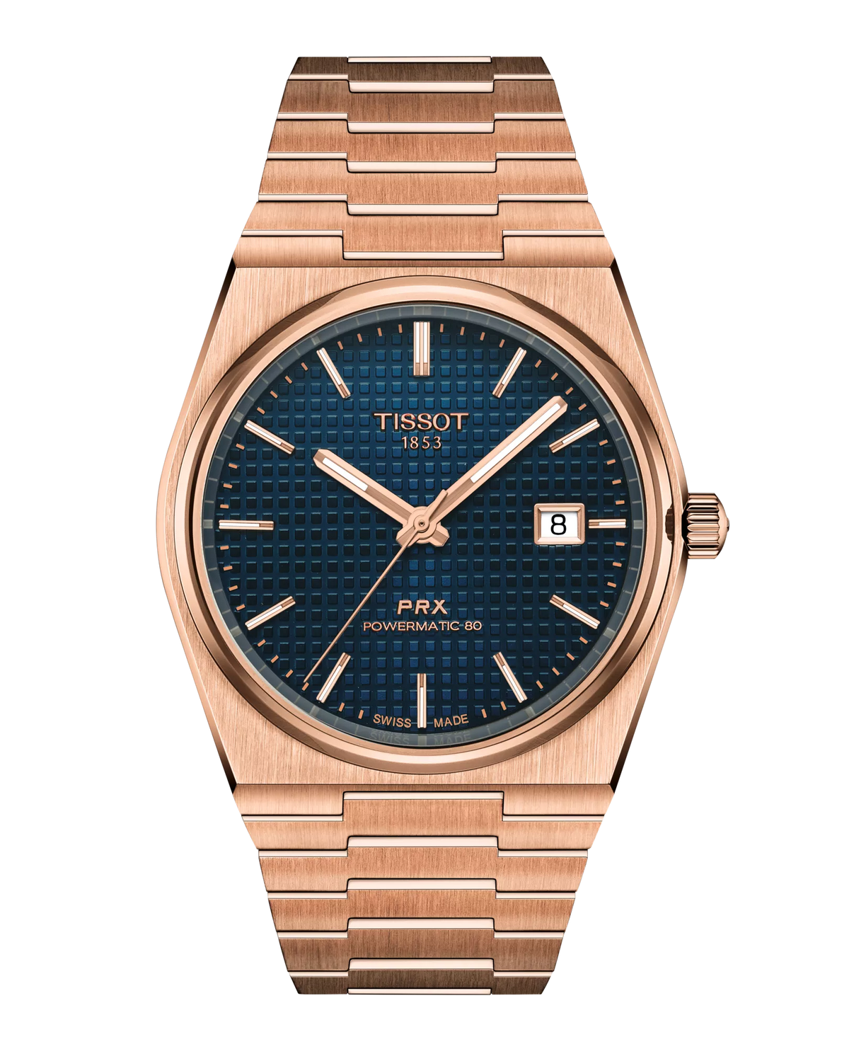 PRX 40mm Rose Gold PVD Blue Dial