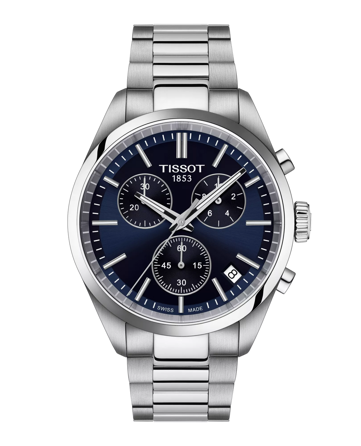 PR 100 40mm Steel Blue Chrono
