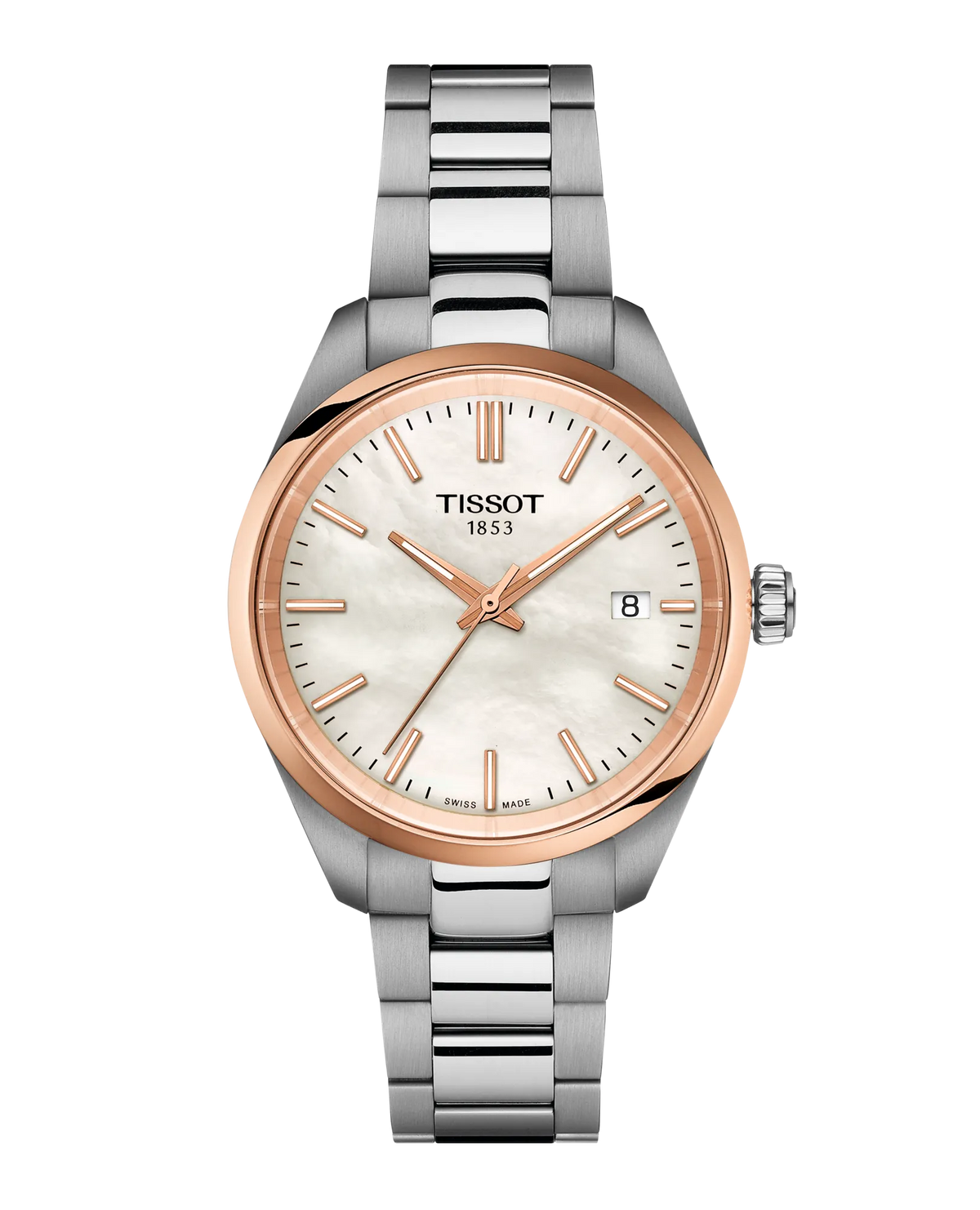 PR 100 34mm Steel Rose Gold PVD Bezel MOP Dial