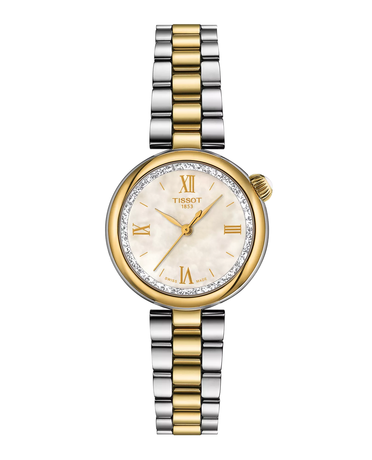 Desir 28mm Steel and Yellow Gold PVD MOP Dial