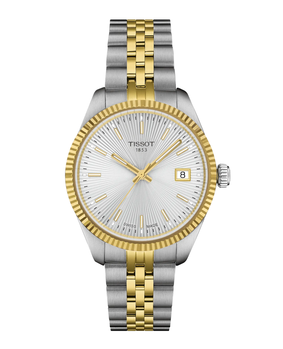 Ballade 34mm Steel and yellow gold PVD Silver Dial