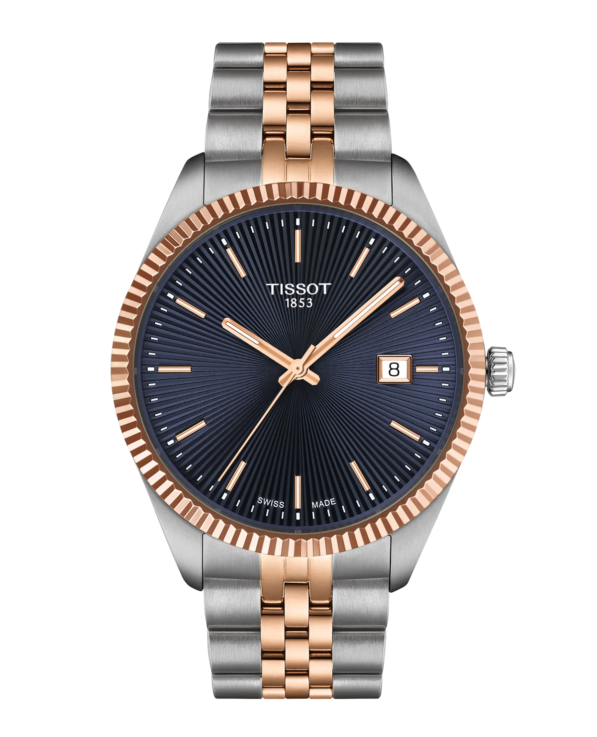 Ballade 40mm Steel and Rose Gold PVD Blue Dial