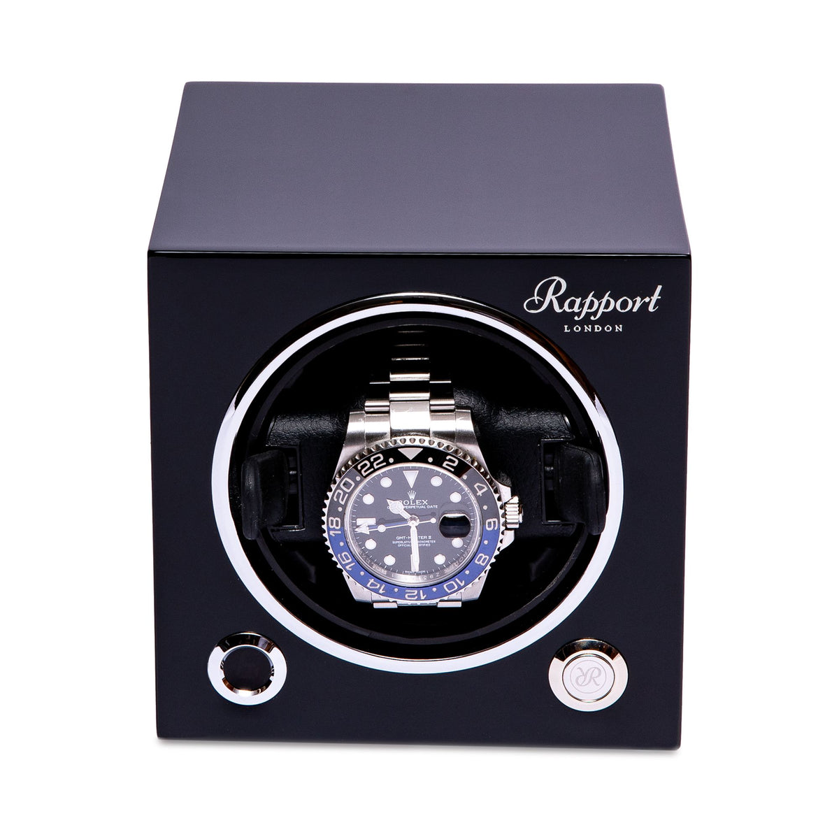 Evolution Single Watch Winder - Midnight Black
