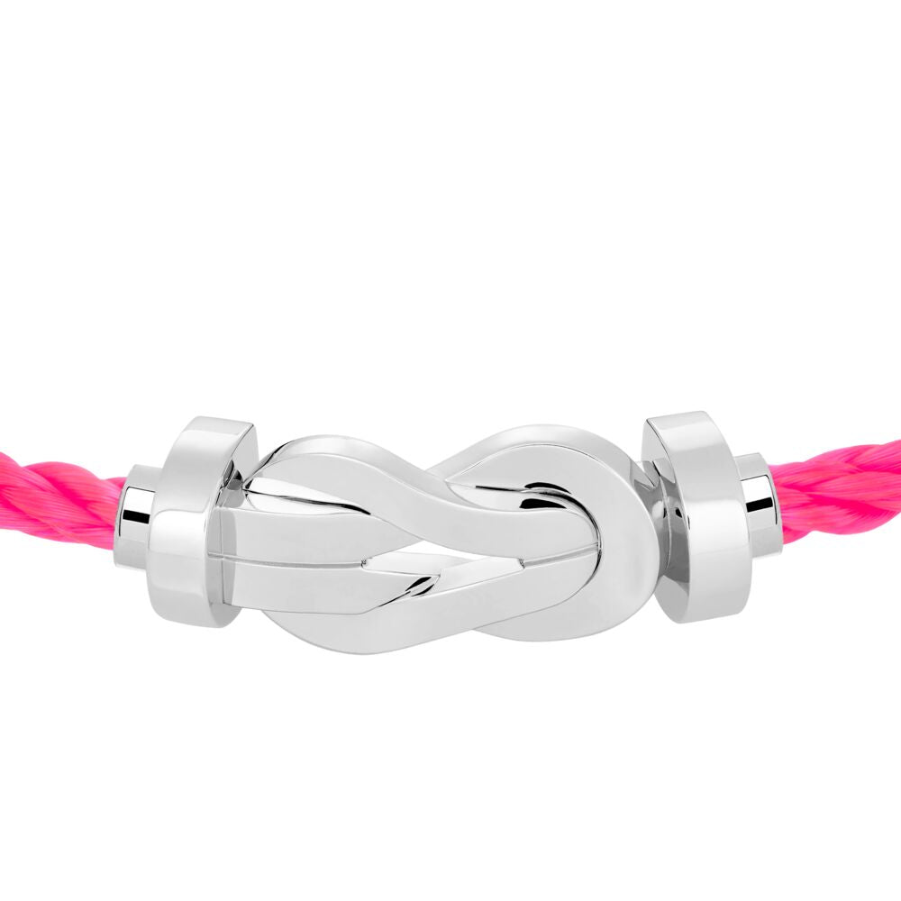 Buckle Chance Infinie Large Model White Gold