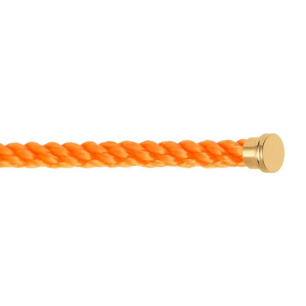 Cable Force10 Large Model Corderie Neon Orange End Caps Yellow Gold