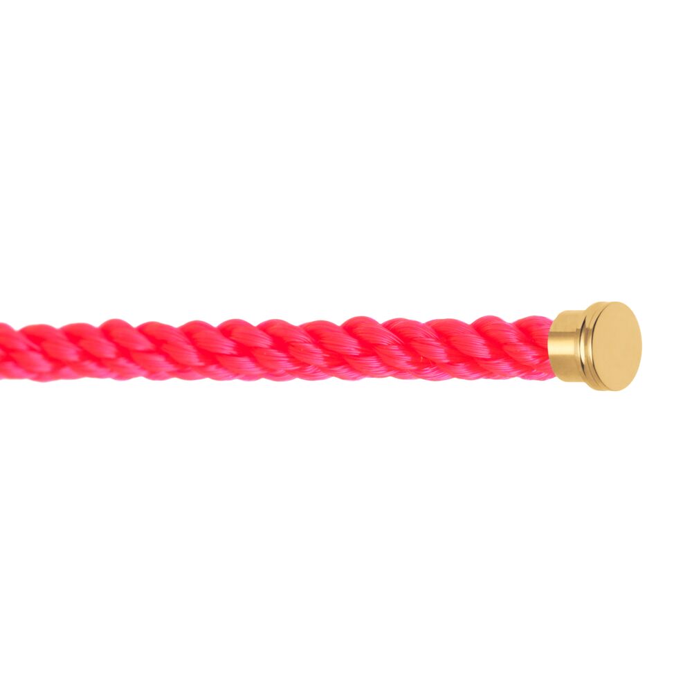 Cable Force10 Large Model Corderie Neon Pink End Caps Yellow Gold