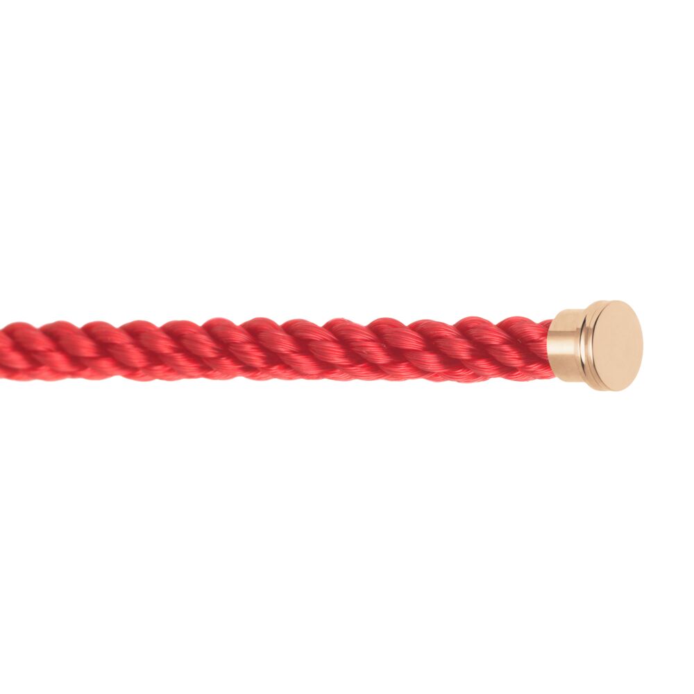 Cable Force10 Large Model Corderie Red End Caps Pink Gold