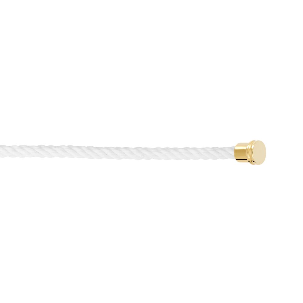 Cable Force10 Medium Model Corderie White End Caps Yellow Gold