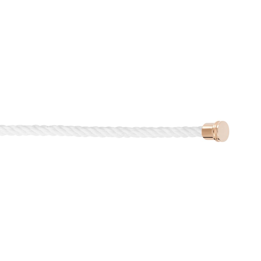 Cable Force10 Medium Model Corderie White End Caps Pink Gold