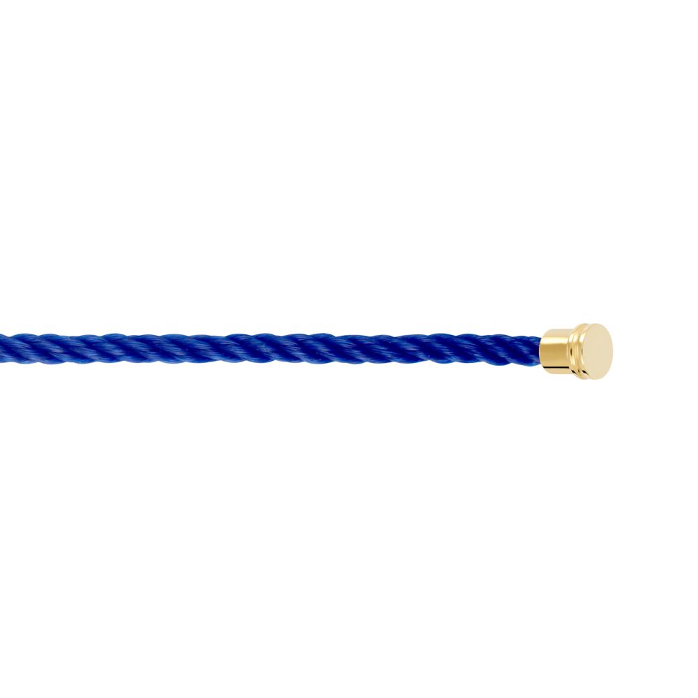 Cable Force10 Medium Model Corderie Indigo Blue End Caps Yellow Gold