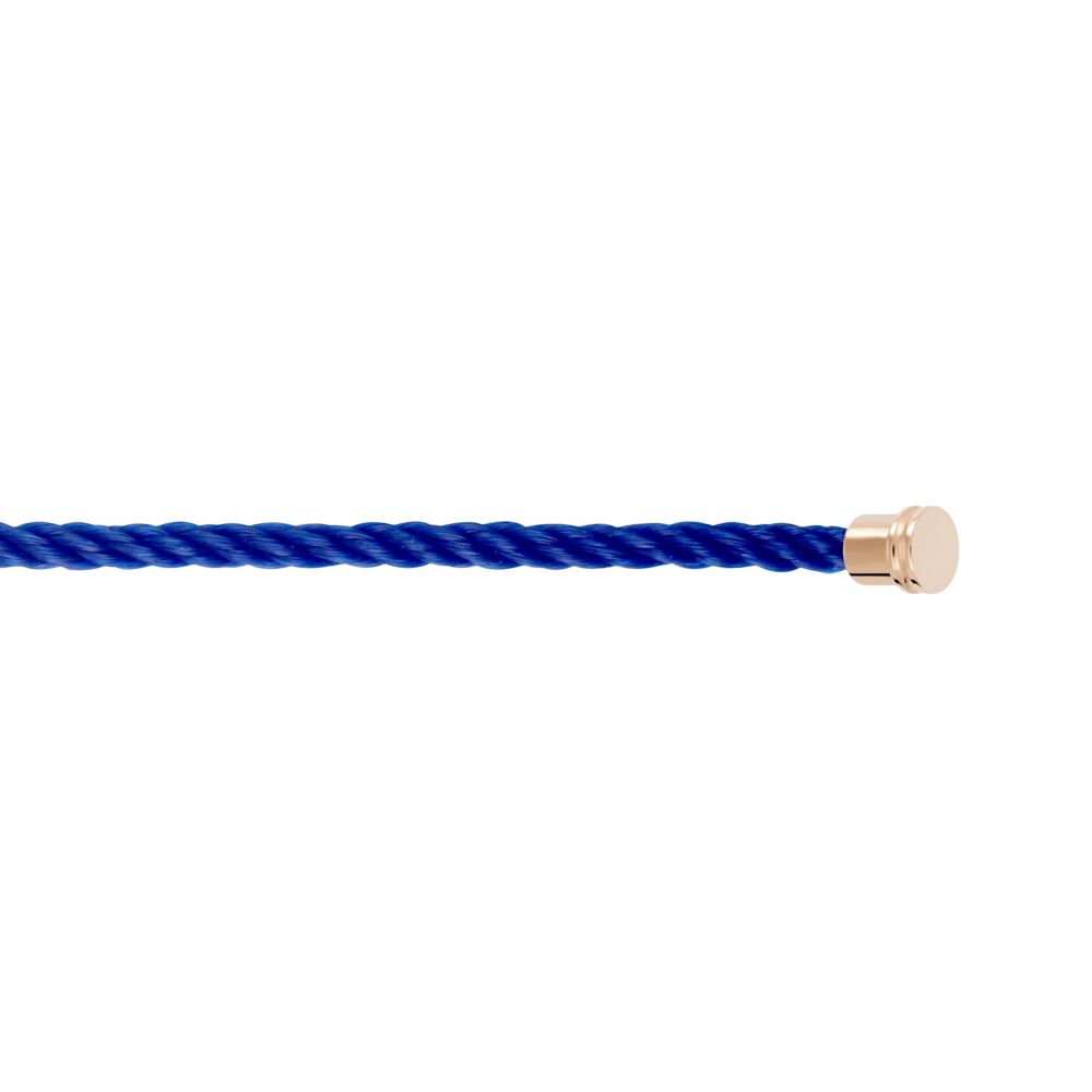 Cable Force10 Medium Model Corderie Indigo Blue End Caps Pink Gold