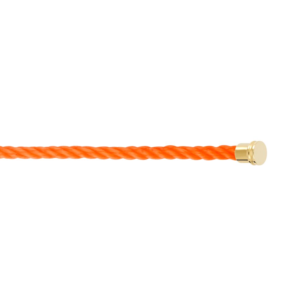 Cable Force10 Medium Model Corderie Neon Orange End Caps Yellow Gold