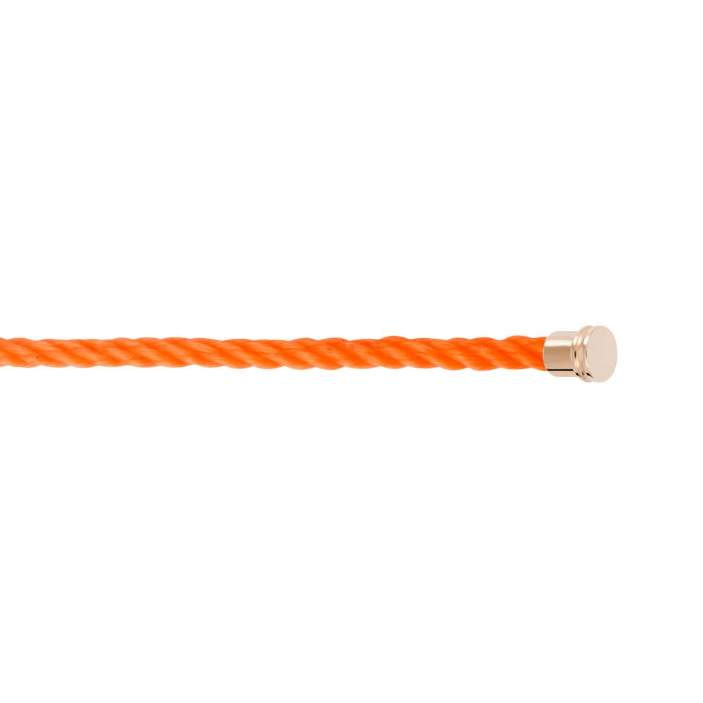 Cable Force10 Medium Model Corderie Neon Orange End Caps Pink Gold