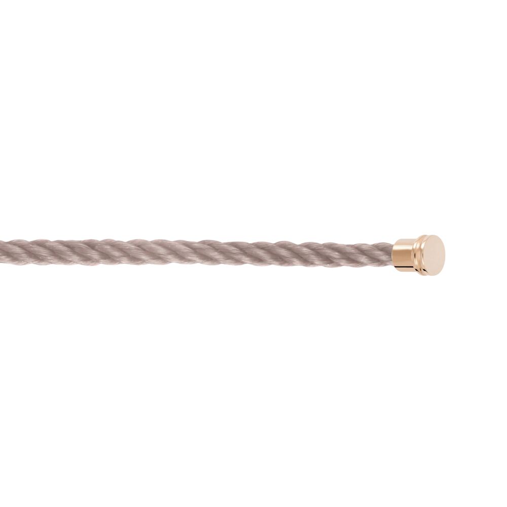 Cable Force10 Medium Model Corderie Taupe End Caps Pink Gold