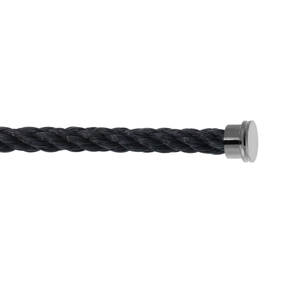 Cable Force10 Large Model Double Turn Corderie Black End Caps Black