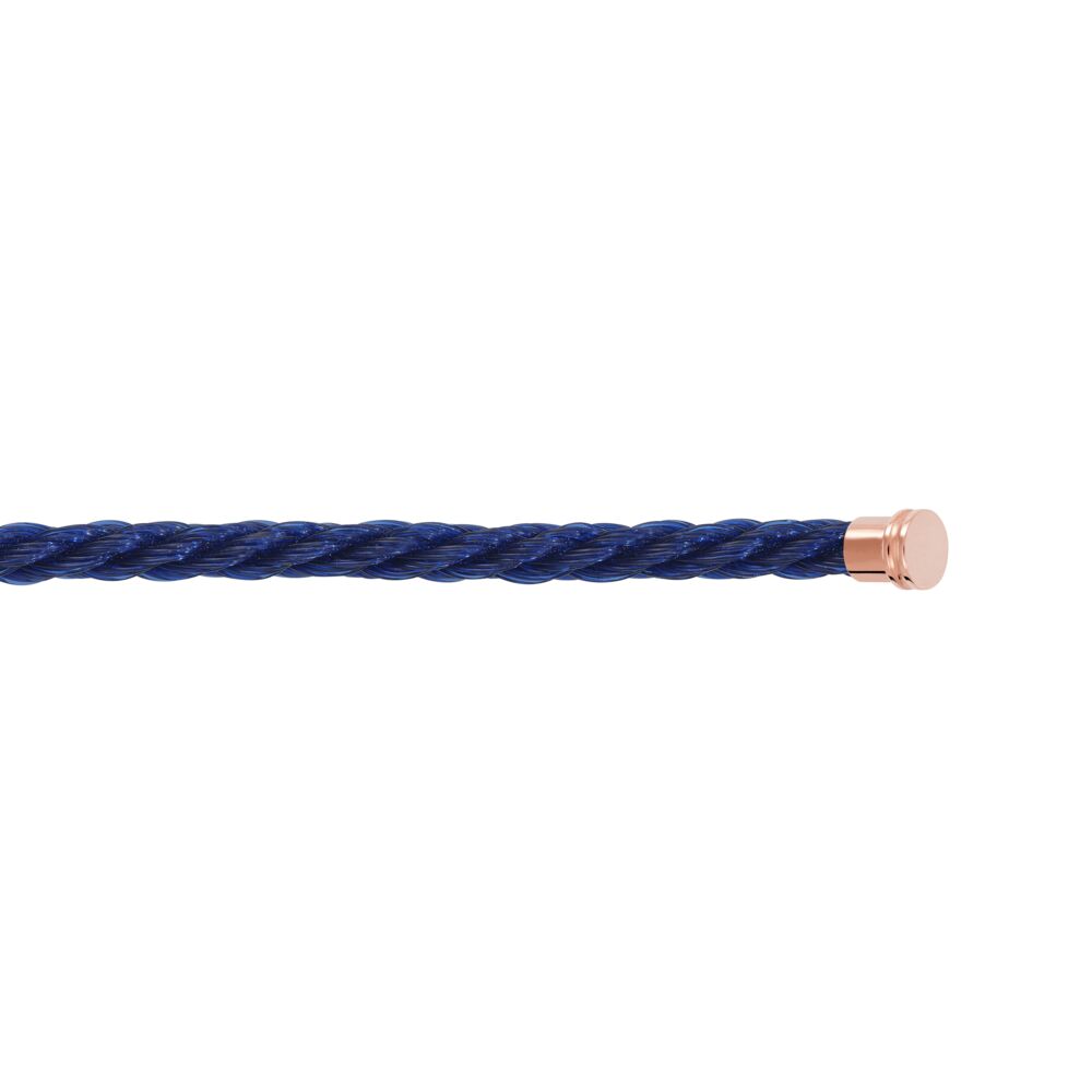 Cable Force10 Medium Model Corderie Navy Blue End Caps Pink Gold